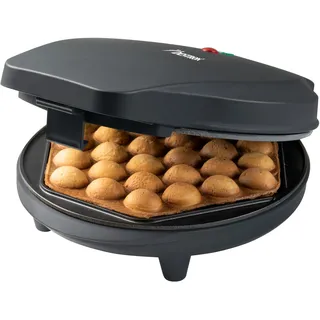 Bestron Bubble Waffeleisen Mattschwarz