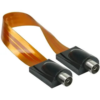 Alcasa Good Connections SAT Fensterdurchführung, IEC-/Koax Buchse / Buchse, 0,26 m