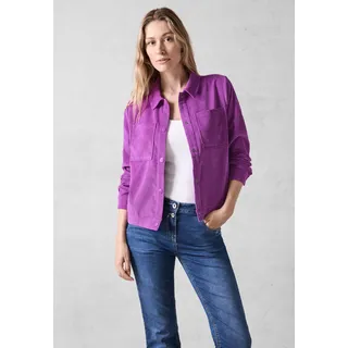 Cecil Kurze Cordjacke - lila