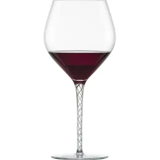 Zwiesel 2 Stück a 2 Stck. BURGUNDER SPIRIT 140 GRAFIT 121640 + Geschenk  handmade - Grau