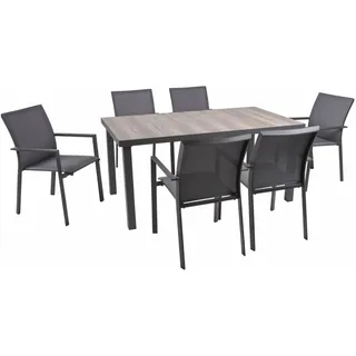 Garden Pleasure Tischgruppe RANA Set 02, 7-tlg.; 1 × 305395 6 × 305396