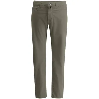 Cordhose PIERRE CARDIN "Laval", Herren, Gr. W34/L34, Länge 34, grün (dusty olive), Obermaterial: 99% Baumwolle CO. 1% Elasthan EL., uni, regular fit, Hosen Cordhose, aus Cord, zeitlose Eleganz