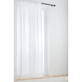 Jotex Caisa Multifunktionsgardine, Extra Breit Vorhang (1er Pack) Naturweiß, 260 x 300 cm