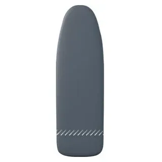 Laurastar Bügelbezug Universalcover Grau, Einzigartiges Laurastar-Design, 131cm x 55cm, 100 % Baumwolle, Praktisches Klipp-System, Geeignet für alle Bügeltische anderer Marken, Waschmaschinenfest