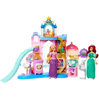 Mattel Puppenhaus Disney Prinzessin Tierfreunde Palast Rosa 144