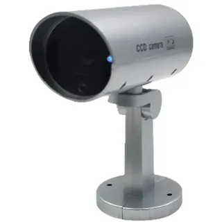 Rotierende gefälschte Kamera mit Bewegungsmelder mit Blauer LED