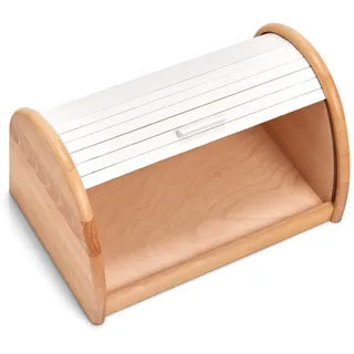 Zeller Brotkasten Holz Weiß
