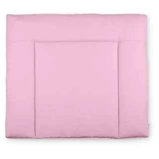 Ehrenkind® Wickelauflage 85x75 cm | Waschbar + 100% Bio-Baumwolle Bezug | Wickelunterlage | Wickeltischauflage | Standard 100 by OEKO-TEX 75x85cm Rose weiße Punkte