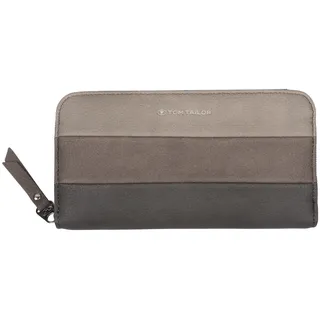Tom Tailor Ellen Long zip wallet Damen Geldbörse grau