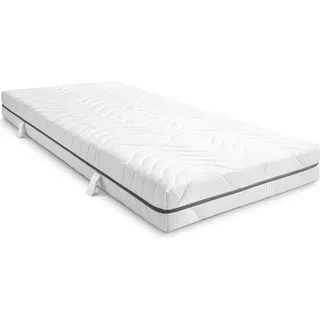 7 Zonen Viskoelastik-Matratze Sleezzz Smart 100 x 200 cm, Höhe 18 cm, Härtegrad H2+H3 mit Air Memoryschaum