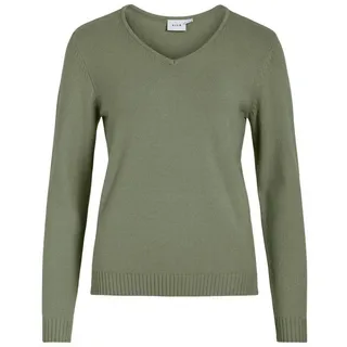VILA Longpullover VIRIL V-NECK L/S KNIT TOP - NOOS S (36)