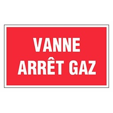 novap – Panneau – Ventil Arret Gas – 330 x 200 mm Hartschale