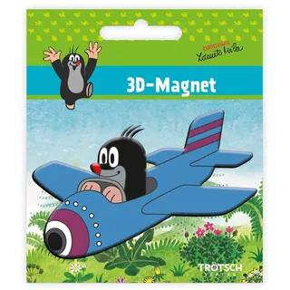 Trötsch Verlag Der kleine Maulwurf Magnet Maulwurf Flugzeug