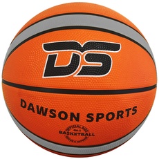 Dawson Sports Unisex Erwachsene 113006 Gummi Basketball - Größe 6 (113006) - Mehrfarbig, 6
