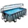 EXIT Stone Pool 400 x 200 x 100 cm inkl. Sandfilteranlage, Abdeckplane, Poolleiter, Reparaturset