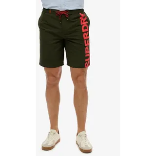 Superdry Badeshorts »CLASSIC 19 LOGO BOARDSHORT«, grün