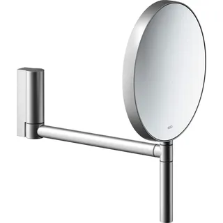 KEUCO PLAN Kosmetikspiegel, unbeleuchtet, rund, Wandmontage, 17649170002 - Silber