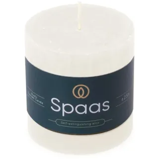 Spaas Rustikale Stumpenkerze 7/6.8 CM 1 unit. - weiß