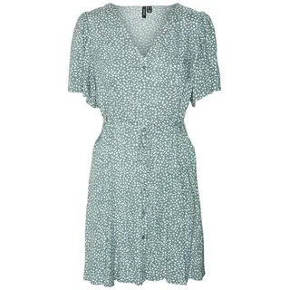 Vero Moda Minikleid Gemustert Grün 36