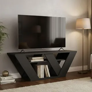 Dmora Pegasus TV-Lowboard 110x30x40 cm Anthrazit Holz