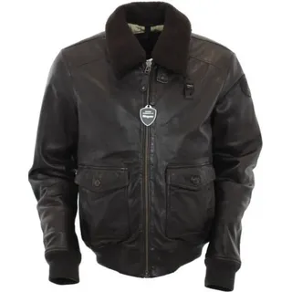 Blauer Jacken Kurtka Męska Skóra BLUL01285, BLUL01285370, Größe: 193 - Braun
