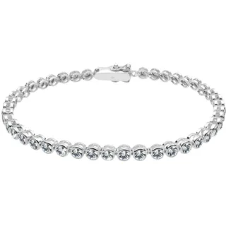 Elli Armband Damen mit Swarovski-Kristallen in 925 Sterling Silber weiß
