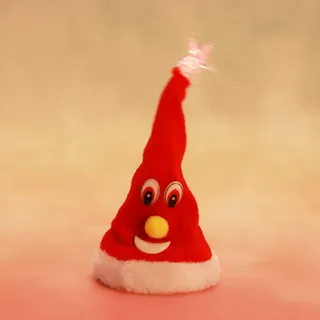 XGOPTS Tanzende Weihnachtendeko Weihnachtsbaum mit Beleuchtung künstlicher Weihnachtsbaum Klein Lustig Tree Weihnachtsbaum Tischdeko Mini Christmas Tree Weihnachten Deko 15cm