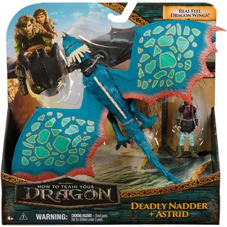 DreamWorks Dragons Drachenzähmen leicht gemacht - Wikinger & Drachen Actionfiguren-Set, Sturmpfeil & Astrid, 4 Jahr(e), Mehrfarbig - Bunt