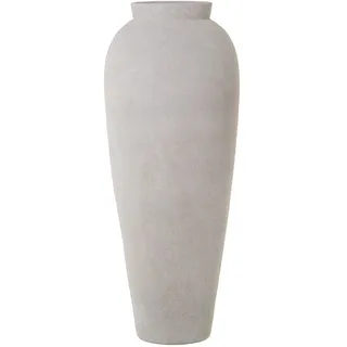 Drw Bodenvase aus Keramik, schmutziges Weiß, 80 cm