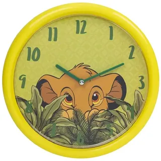 Disney Kinderzimmer Wanduhr Rund Wanduhr Simba aus Der König der Löwen - Kinderzimmeruhr