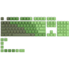 Bild GPBT Keycaps, Kunststoff (PBT), Olive, dunkelgrün/grün/hellgrün, 115 Tasten (105+10), ISO-DE (GLO-KC-GPBT-O-DE)
