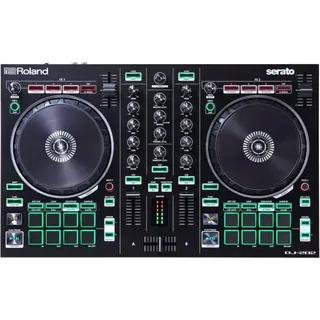 Roland DJ-202 USB-DJ-Controller mit Tasche und Tuch - Schwarz
