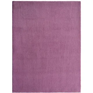 Boxxx Hochflorteppich Cosy , Bordeaux , Textil , rechteckig , 80x150 cm , Oeko-Tex® Standard 100 , für Fußbodenheizung geeignet , Teppiche Und Böden, Teppiche, Hochflorteppiche & Shaggys