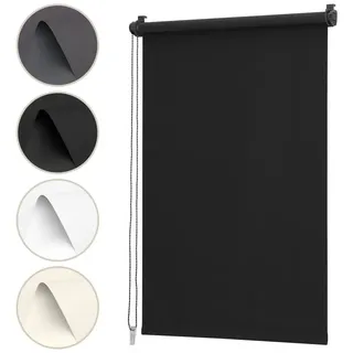 Sekey Seitenzugrollo 50 x 150 cm Schwarz