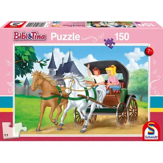 Schmidt Spiele 56051 Bibi und Tina Kutschfahrt, 150 Teile