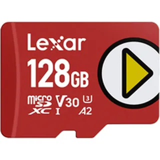 Mikro SD Speicherkarte mit Adapter Lexar PLAY 128 GB - Rot