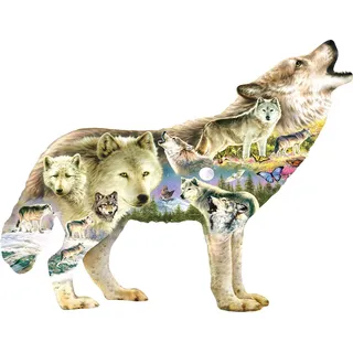SunsOut Puzzle XXL Teile - Meadow Wolf - Greg Giordano - 750 Teile