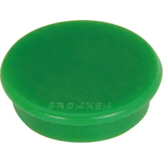 Franken Haftmagnet Magnete grün, Kunststoff Ø 1,27 cm, 10 St.