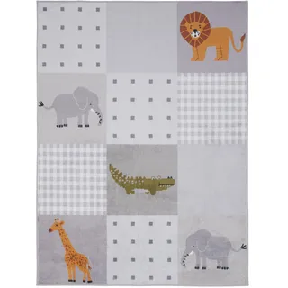 Ben'n'jen Kinderteppich , Grau , Textil , rechteckig , 120x160 cm , Bsci, Oeko-Tex® Standard 100 , für Fußbodenheizung geeignet , Teppiche und Böden, Teppiche, Kinderteppiche