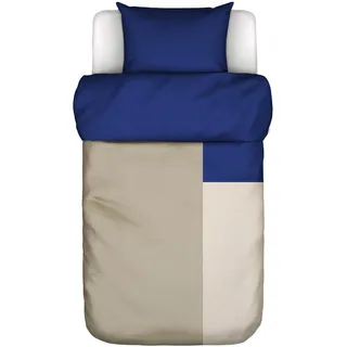 Marc O'Polo Wendebettwäsche »Ewon, 100% Bio-Baumwollsatin« 2 Stk. tlg., blau