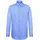 bügelfrei Business Shirt blau mittelblau 45 XXL