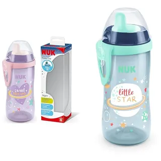 NUK Kiddy Cup Night Trinklernflasche & Kiddy Cup Night Trinklernflasche | Schnabeltasse mit Leuchteffekt