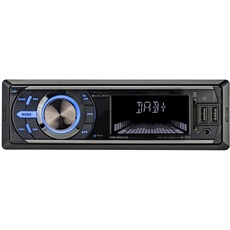 Caliber Autoradio - Auto Radio mit USB-Ladegerät - Aux In - DAB - DAB Plus - FM - SD - USB - Mit Fernbedienung - RCA-Ausgang - Schwarz - 1 Din