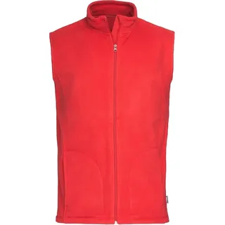 Stedman Herren Active Fleece Gilet AB290 (XL) (Scharlachrot) - Rot