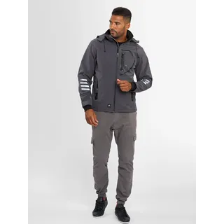Arctic Seven Softshelljacke »Arctic Seven Herren Softshell Jacke Übergangsjacke AS301«, grau