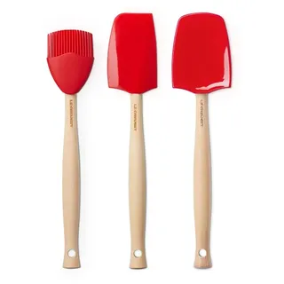 Le Creuset Kochkellen-Set 3tlg. Craft Silikon Kirschrot