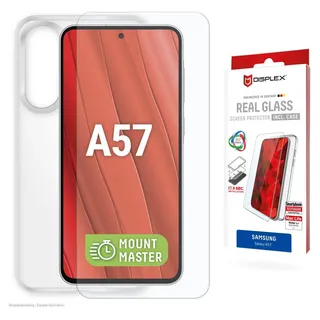 DISPLEX Real Glass MM+Case Samsung Galaxy A57 5G - Transparent