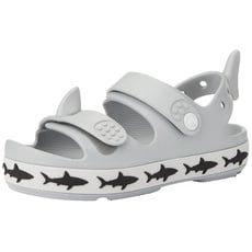 Crocs Unisex Kinder Crocband Cruiser K Sandale, Shark (Light Grey)