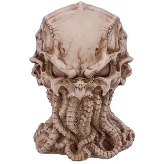 Nemesis Now James Ryman Dekofigur, Totenkopf, Grün, Harz, Green Cthulhu, 20 cm