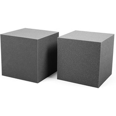 AcousPanel Bass Trap Absorber Studio Pro 2 Stücke von 30x30x30 cm Anthrazitgrau